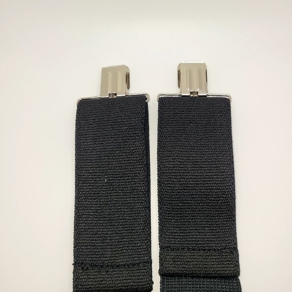 NWOT Thick Band Black Suspenders - Picture 3 of 7